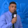 Ronaldo já não exibe mais a aliança do noivado com Paula Morais. Durante o programa 'Central da Copa', da TV Globo, no dia 5 de julho de 2014, o ex-jogador comentou o jogo do Brasil sem o anel de compromisso