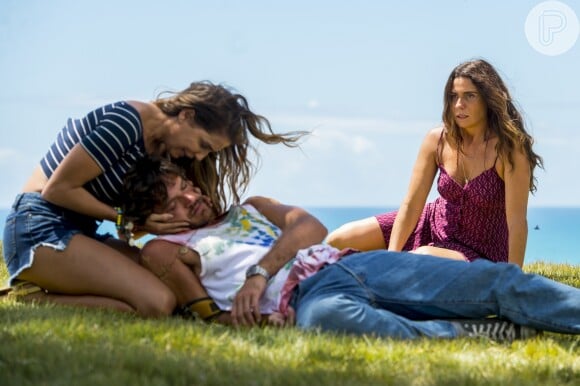 Luzia (Giovanna Antonelli) será condenada pela morte do ex-marido após empurrá-lo para proteger Beto (Emílio Dantas) na novela 'Segundo Sol'
