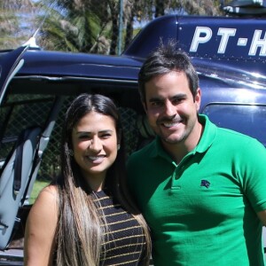 Simone, da dupla com Simaria, é casada com o piloto Kaká Diniz