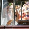Meghan Markle chega com a mãe para o casamento com o príncipe Harry