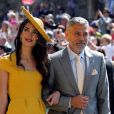 George Clooney e a mulher, Amal Clooney, foram ao casamento do príncipe Harry com Meghan Markle, neste sábado, 19 de maio de 2018