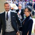 David Beckham levou a mulher, Victoria Beckham, ao casamento do príncipe Harry com Meghan Markle, neste sábado, 19 de maio de 2018