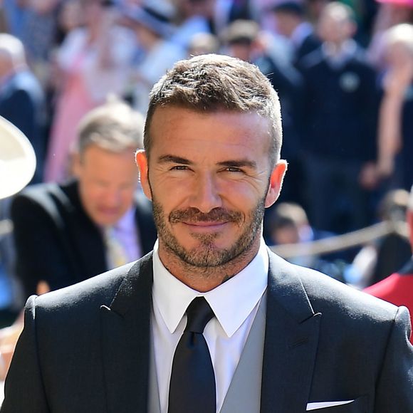 David Beckham foi um dos 600 convidados do casamento do príncipe Harry com Meghan Markle