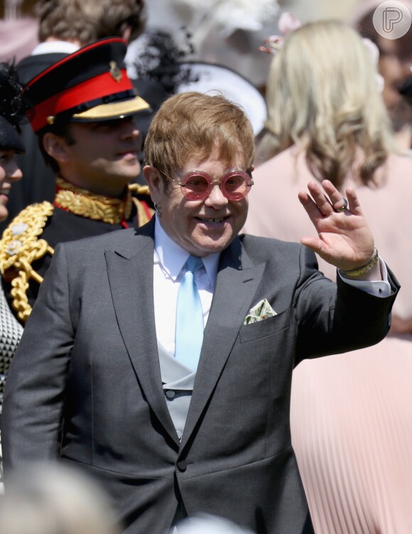 Elton John prestigiou o casamento do príncipe Harry com Meghan Markle