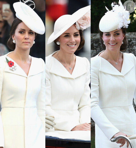Kate Middleton já havia usado o vestido-casaco Alexander McQueen outra três vezes
