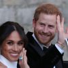 Meghan Markle usou anel que pertencia à princesa Diana em recepção de casamento com o príncipe Harry