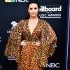 Demi Lovato investiu em animal print para o Billboard Music Awards, em Las Vegas, no domingo, 20 de maio de 2018