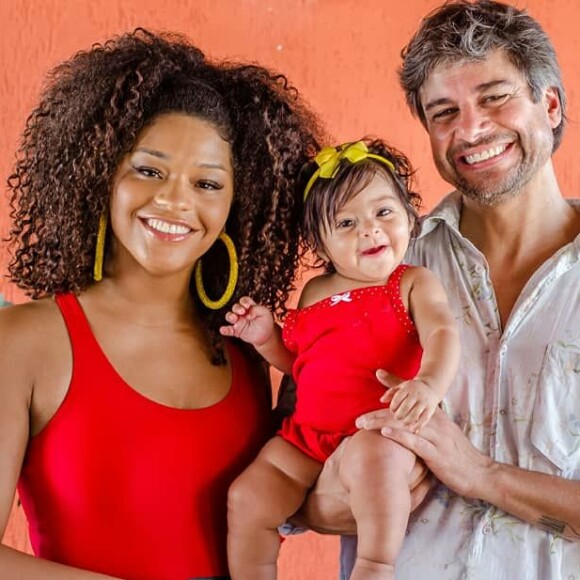 Filha de Juliana Alves e Ernani Nunes, Yolanda conheceu Madalena nesta segunda-feira, 21 de maio de 2018