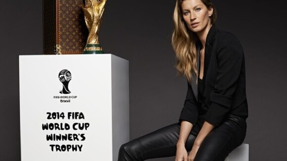Gisele Bündchen ficará três dias no Brasil para levar a taça na final da Copa