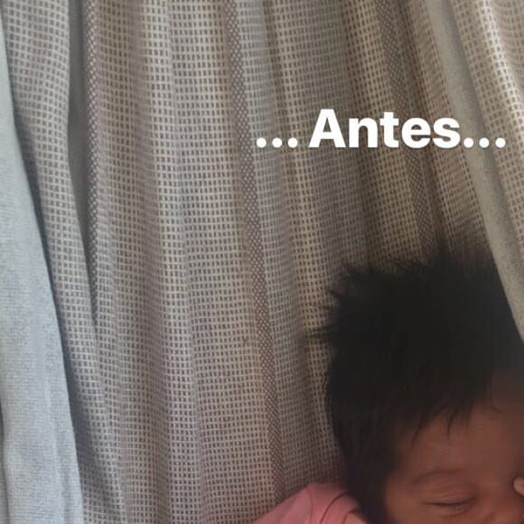 Juliana Alves comemorou 8 meses da filha, Yolanda, na segunda-feira, 21 de maio de 2018