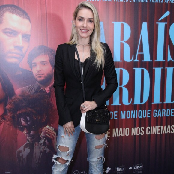 Monique Alfradique na première do filme 'Paraíso Perdido', no Kinoplex Leblon, Zona Sul do Rio de Janeiro, na noite desta segunda-feira, 21 de maio de 2018