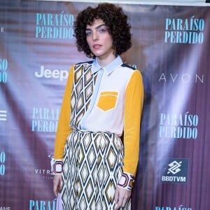 Julia Konrad na première do filme 'Paraíso Perdido', no Kinoplex Leblon, Zona Sul do Rio de Janeiro, na noite desta segunda-feira, 21 de maio de 2018