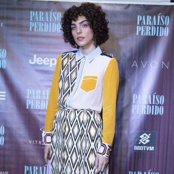 Julia Konrad na première do filme 'Paraíso Perdido', no Kinoplex Leblon, Zona Sul do Rio de Janeiro, na noite desta segunda-feira, 21 de maio de 2018