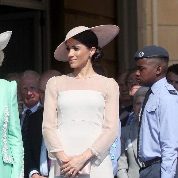 Na presença de Meghan Markle, príncipe Charles e sua mulher, a duquesa Camila, Harry discursou durante celebração de aniversário de seu pai