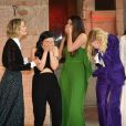 Sarah Paulson, Awkwafina, Sandra Bullock, Cate Blanchett, Anne Hathaway e Mindy Kaling participaram do photocall mundial do filme 'Ocean's 8' ('Oito Mulheres e um Segredo'), no Metropolitan Museum of Art, em Nova York, nos Estados Unidos, nesta terça-feira, 22 de maio de 2018