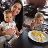 Casada com Michel Teló, Thais Fersoza é mãe de Melinda, de 1 ano, e Teodoro, de 9 meses