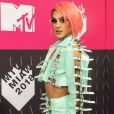 O look usado por Pabllo Vittar no MTV Millennial Awards Brasil 2018 era repleto de fivelas