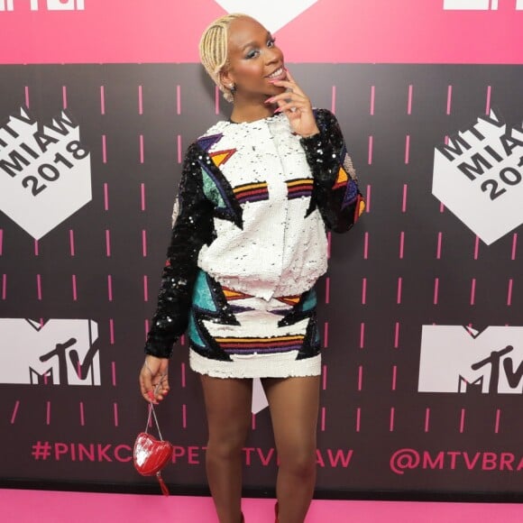 Karol Conka no MTV Millennial Awards Brasil 2018, realizado no Citibank Hall, em São Paulo, na noite desta quarta-feira, 23 de maio de 2018