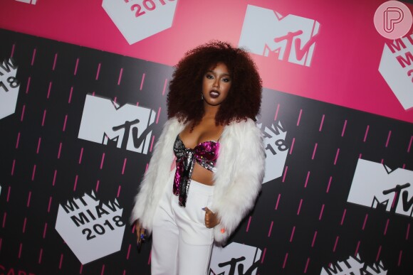 Lellêzinha no MTV Millennial Awards Brasil 2018, realizado no Citibank Hall, em São Paulo, na noite desta quarta-feira, 23 de maio de 2018