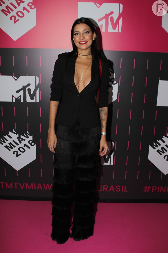 Gabi Prado vestiu 2 SHOP no MTV Millennial Awards Brasil 2018, realizado no Citibank Hall, em São Paulo, na noite desta quarta-feira, 23 de maio de 2018