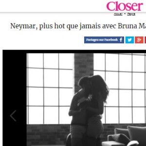 'Neymar 'mais quente do que nunca' com Bruna Marquezine', afirmou a revista Closer Mag