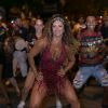 Viviane Araujo também já usou peruca no cabelo durante o Carnaval