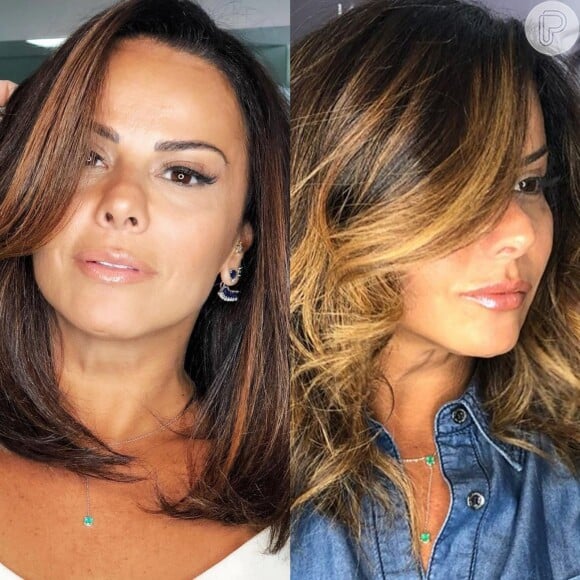 Viviane Araujo está com novo visual. Veja o antes e depois do cabelo da atriz!