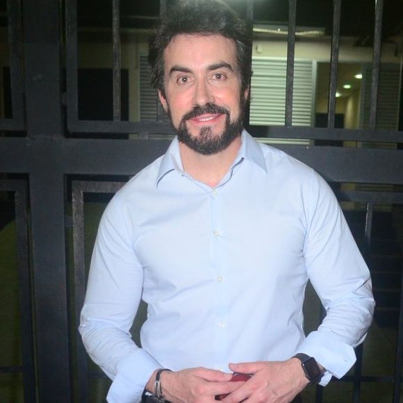 Padre Fábio de Melo prestigiou o show de Milton Nascimento, no Vivo Rio, zona sul do Rio, neste sábado, 26 de maio de 2018