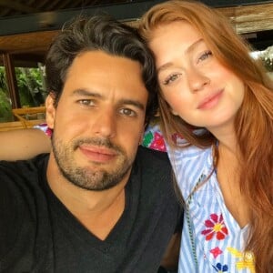 Marina Ruy Barbosa comemorou a vida de casada com o marido, Xande Negrão