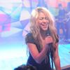 Shakira esteve nos estúdios do programa 'Fantástico', no Rio de Janeiro
