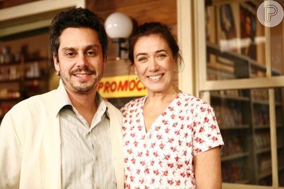Lilia Cabral e Alexandre Nero já trabalharam juntos na novela 'A Favorita'