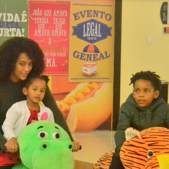 Tais Araújo e Lázaro Ramos são pais de João Vicente, de 6 anos, e Maria Antônia, de 3