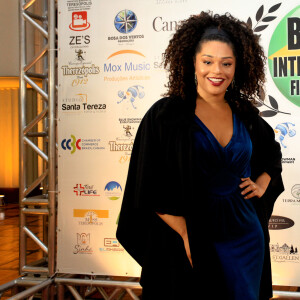 Juliana Alves esteve no Festival Internacional de Cinema em Teresópolis, Rio de Janeiro