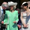 Meghan Markle conversou e sorriu ao lado de Príncipe Charles e Camilla Parker