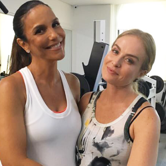 Ivete Sangalo deixou um comentário bem-humorado na foto de Angélica sem maquiagem