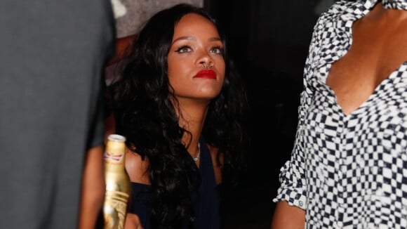 Rihanna e Gerard Butler prestigiam festa em hotel da Zona Sul do Rio