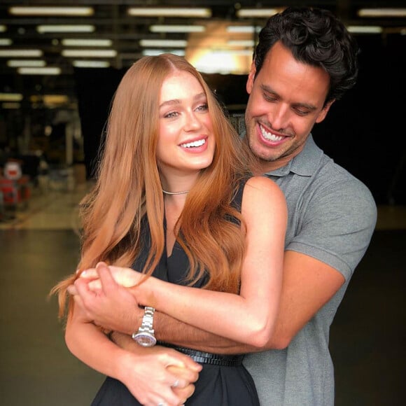 Marina Ruy Barbosa revelou que o marido, Xandinho Negrão, está louco para ser pai, em entrevista ao 'Vídeo Show' nesta sexta-feira, 1º de junho de 2018