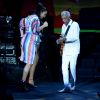 Ivete Sangalo e Gilberto Gil cantaram no Allianz Parque, na noite de sexta-feira, 1 de junho de 2018