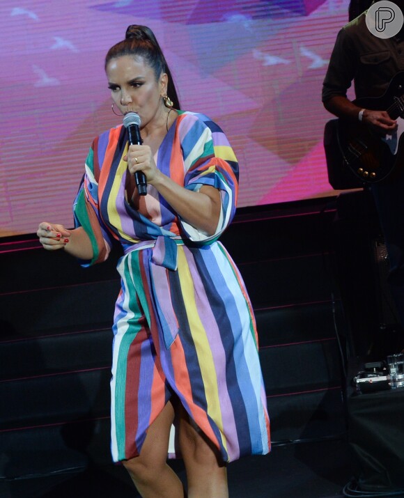 Ivete Sangalo agitou a plateia no Allianz Parque, na noite de sexta-feira, 1 de junho de 2018