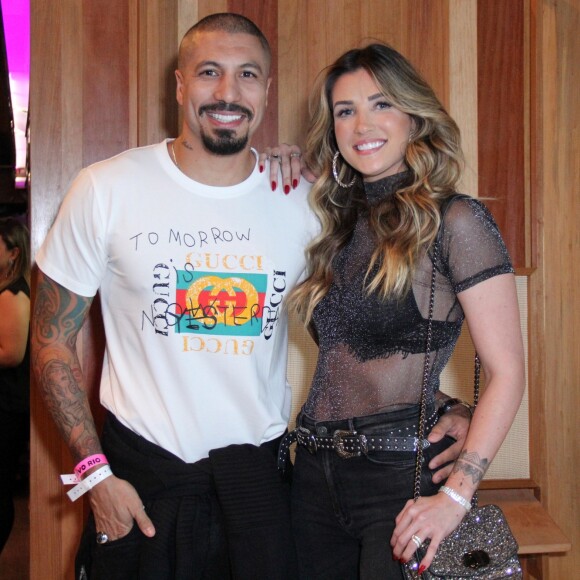 Fernando Medeiros e Aline Gotschalg reataram o casamento após cinco meses separados
