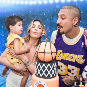 Fernando Medeiros e Aline Gotschalg são pais do pequeno Lucca, de dois anos