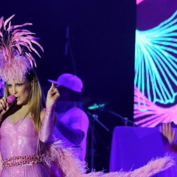 O show de Claudia Leitte foi realizado no Campo de Marte, no bairro de Santana, Zona Norte de SP