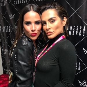 Cleo Pires prestigia show de Wanessa Camargo no Festival Milkshake, em São Paulo, em 2 de junho de 2018