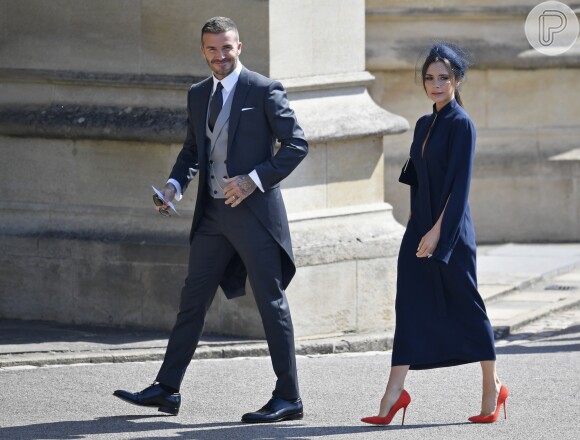 Victoria Beckham e seu marido, David Beckham, foram convidados para o casamento de príncipe Harry e Meghan Markle