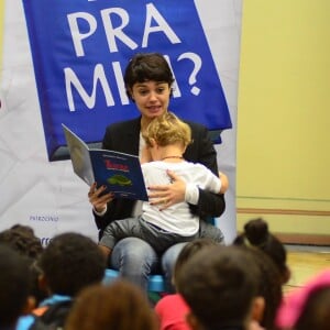 Sophie Charlotte teve a companhia de uma intérprete de Linguagem Brasileira de Sinais (LIBRAS)