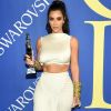 Kim Kardashian recebeu o 1º prêmio da categoria 'Influenciadora' no CFDA Fashion Awards nesta segunda-feira, dia 4 de junho de 2018