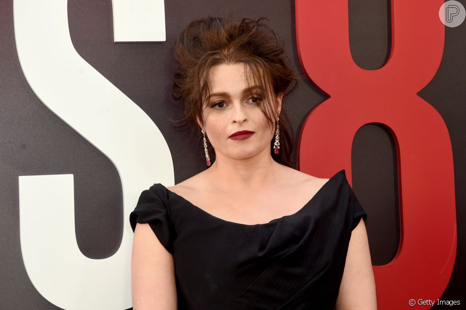 Helena Bonham Carter na première mundial do filme 'Ocean's 8' ('Oito  Mulheres e um Segredo') no Alice Tully Hall, em Nova York, nesta  terça-feira, 5 de junho de - Purepeople