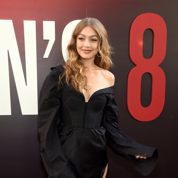 Gigi Hadid na première mundial do filme 'Ocean's 8' ('Oito Mulheres e um Segredo') no Alice Tully Hall, em Nova York, nesta terça-feira, 5 de junho de 2018