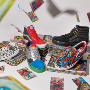 Nova coleção colaborativa entre Vans e Marvel terá mais de 70 produtos, incluindo calçados e acessórios