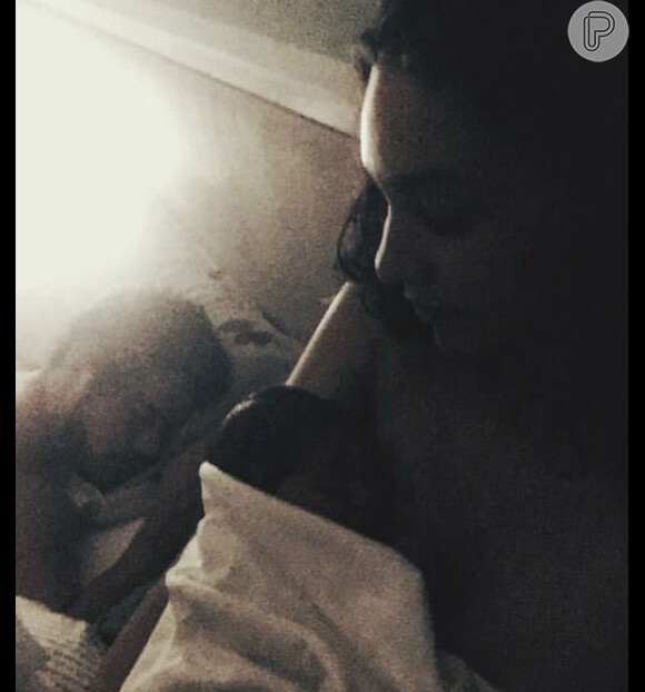 Bella, filha de Débora Nascimento e José Loreto, nasceu no dia 14 de abril de 2018